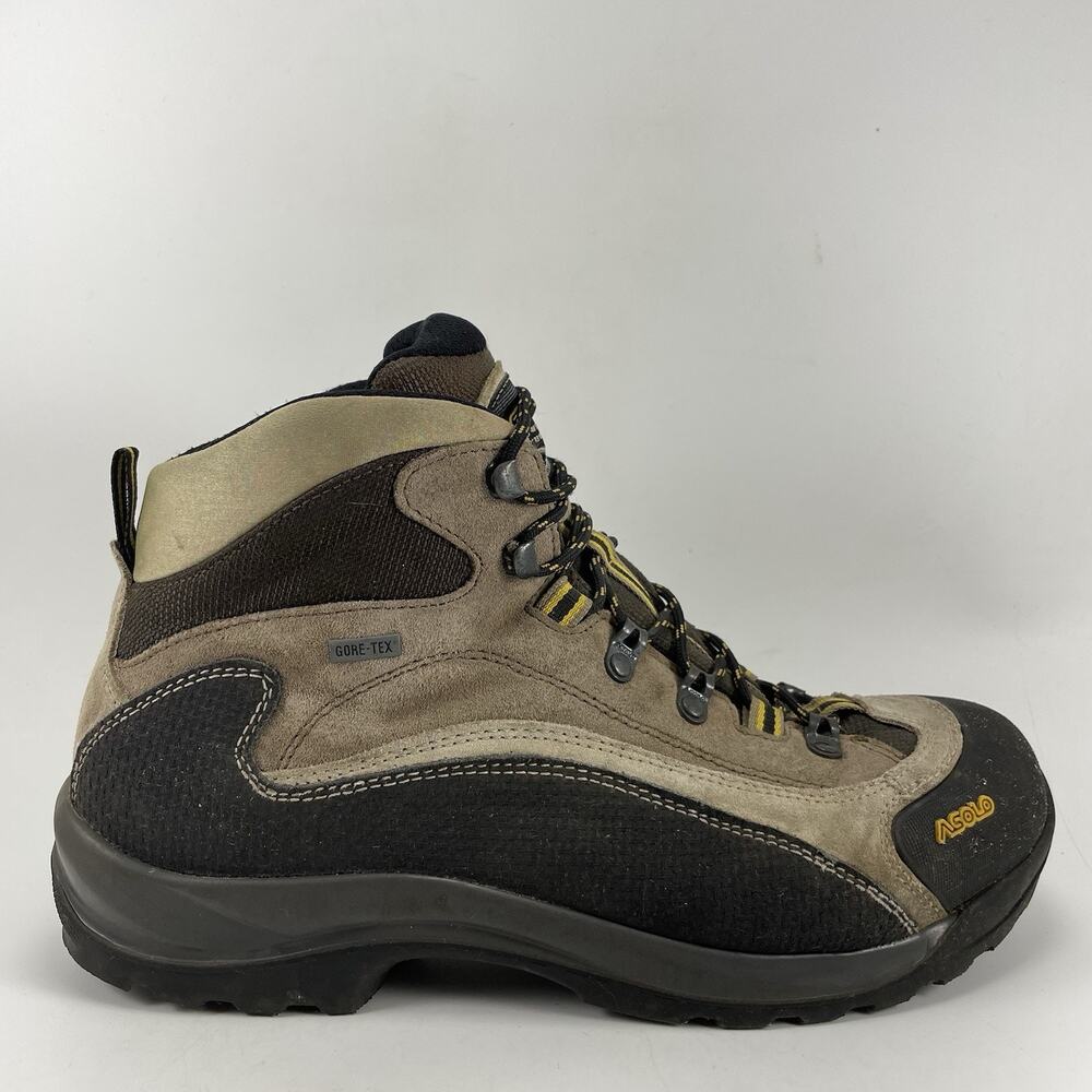 Asolo FSN 95 GTX Mountain Hiking Boots Mens Size 9.5 Brown Leather Trail Shoes